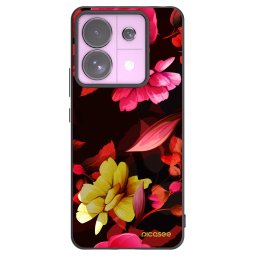 Fekete szilikon tok az alábbi mobiltelefonokra Xiaomi Redmi Note 13 Pro 5G - Dark Peonny
