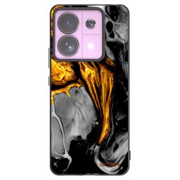 Fekete szilikon tok az alábbi mobiltelefonokra Xiaomi Redmi Note 13 Pro 5G - Black Gold