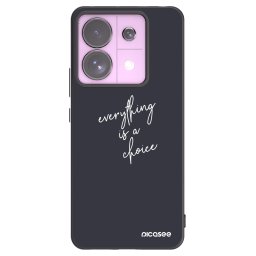 Fekete szilikon tok az alábbi mobiltelefonokra Xiaomi Redmi Note 13 Pro 5G - Everything is a choice