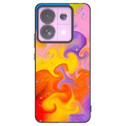 Fekete szilikon tok az alábbi mobiltelefonokra Xiaomi Redmi Note 13 Pro 5G - Bubbles