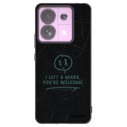 Fekete szilikon tok az alábbi mobiltelefonokra Xiaomi Redmi Note 13 Pro 5G - LEFT A MARK