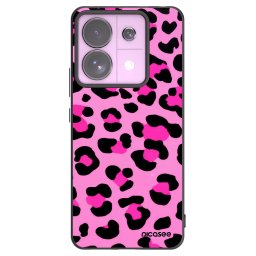 Fekete szilikon tok az alábbi mobiltelefonokra Xiaomi Redmi Note 13 Pro 5G - Pink Tiger
