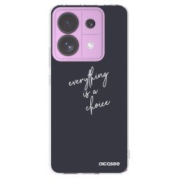 Átlátszó szilikon tok az alábbi mobiltelefonokra Xiaomi Redmi Note 13 Pro 5G - Everything is a choice