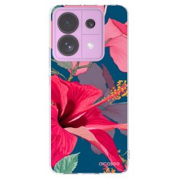 Átlátszó szilikon tok az alábbi mobiltelefonokra Xiaomi Redmi Note 13 Pro 5G - Hibiscus