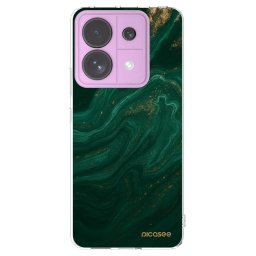 Átlátszó szilikon tok az alábbi mobiltelefonokra Xiaomi Redmi Note 13 Pro 5G - Green