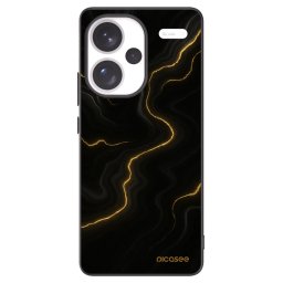 Fekete szilikon tok az alábbi mobiltelefonokra Xiaomi Redmi Note 13 Pro+ 5G - Thunder