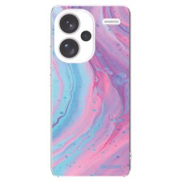 Átlátszó szilikon tok az alábbi mobiltelefonokra Xiaomi Redmi Note 13 Pro+ 5G - Pink liquid