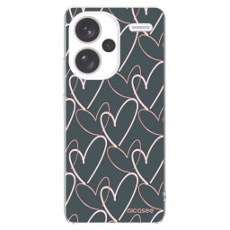 Átlátszó szilikon tok az alábbi mobiltelefonokra Xiaomi Redmi Note 13 Pro+ 5G - Lots of love