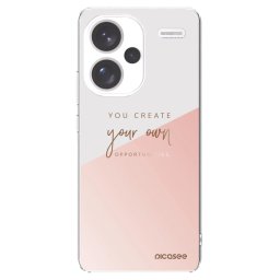 Átlátszó szilikon tok az alábbi mobiltelefonokra Xiaomi Redmi Note 13 Pro+ 5G - You create your own opportunities
