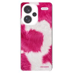 Átlátszó szilikon tok az alábbi mobiltelefonokra Xiaomi Redmi Note 13 Pro+ 5G - Pink Moo