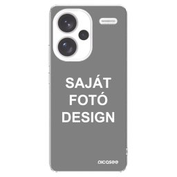 Átlátszó szilikon tok az alábbi mobiltelefonokra Xiaomi Redmi Note 13 Pro+ 5G - Saját fotó/motívum