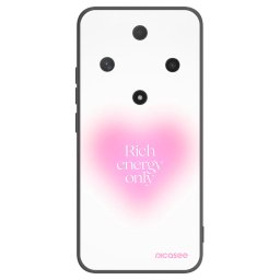 Fekete szilikon tok az alábbi mobiltelefonokra Honor Magic6 Lite 5G - Rich Energy