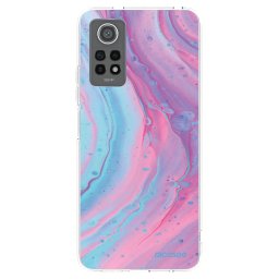 Átlátszó szilikon tok az alábbi mobiltelefonokra Xiaomi Redmi Note 12 Pro 4G - Pink liquid