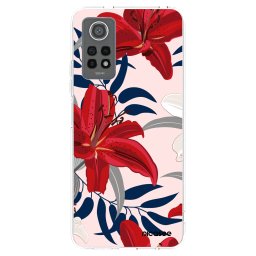 Átlátszó szilikon tok az alábbi mobiltelefonokra Xiaomi Redmi Note 12 Pro 4G - Red Lily