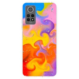 Átlátszó szilikon tok az alábbi mobiltelefonokra Xiaomi Redmi Note 12 Pro 4G - Bubbles