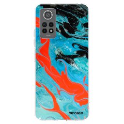 Átlátszó szilikon tok az alábbi mobiltelefonokra Xiaomi Redmi Note 12 Pro 4G - Blue Magma