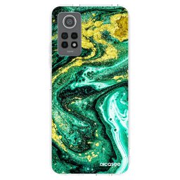 Átlátszó szilikon tok az alábbi mobiltelefonokra Xiaomi Redmi Note 12 Pro 4G - Green Gold