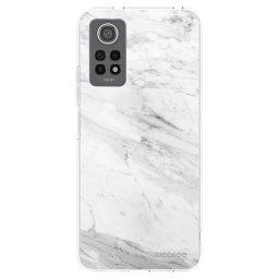 Átlátszó szilikon tok az alábbi mobiltelefonokra Xiaomi Redmi Note 12 Pro 4G - White marble