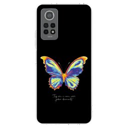 Átlátszó szilikon tok az alábbi mobiltelefonokra Xiaomi Redmi Note 12 Pro 4G - Diamanty Black