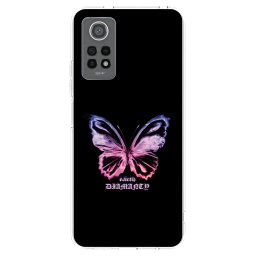 Átlátszó szilikon tok az alábbi mobiltelefonokra Xiaomi Redmi Note 12 Pro 4G - Diamanty Purple