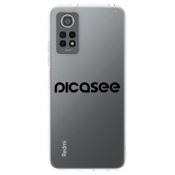 Átlátszó szilikon tok az alábbi mobiltelefonokra Xiaomi Redmi Note 12 Pro 4G - Picasee - new logo - black