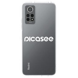 Átlátszó szilikon tok az alábbi mobiltelefonokra Xiaomi Redmi Note 12 Pro 4G - Picasee - new logo - white