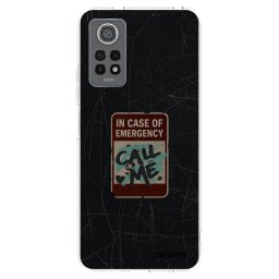 Átlátszó szilikon tok az alábbi mobiltelefonokra Xiaomi Redmi Note 12 Pro 4G - EMERGENCY