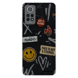 Átlátszó szilikon tok az alábbi mobiltelefonokra Xiaomi Redmi Note 12 Pro 4G - STICKERS x TAGS