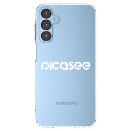 Átlátszó szilikon tok az alábbi mobiltelefonokra Samsung Galaxy A15 A156B 5G - Picasee - new logo - white