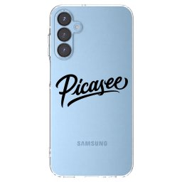 Átlátszó szilikon tok az alábbi mobiltelefonokra Samsung Galaxy A15 A156B 5G - Picasee - old logo - black