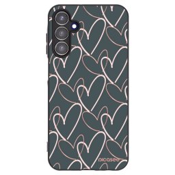 Fekete szilikon tok az alábbi mobiltelefonokra Samsung Galaxy A15 A155F 4G - Lots of love