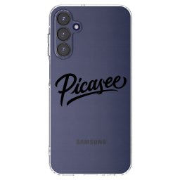 Átlátszó szilikon tok az alábbi mobiltelefonokra Samsung Galaxy A15 A155F 4G - Picasee - old logo - black