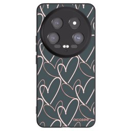 Fekete szilikon tok az alábbi mobiltelefonokra Xiaomi 14 Ultra - Lots of love