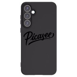 Fekete szilikon tok az alábbi mobiltelefonokra Samsung Galaxy A55 5G A556B - Picasee - old logo - black