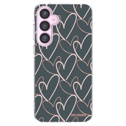Átlátszó szilikon tok az alábbi mobiltelefonokra Samsung Galaxy A55 5G A556B - Lots of love