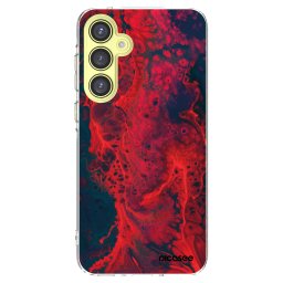 Átlátszó szilikon tok az alábbi mobiltelefonokra Samsung Galaxy A35 5G A356B - Organic red