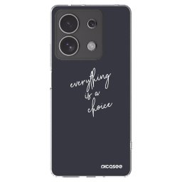Átlátszó szilikon tok az alábbi mobiltelefonokra Xiaomi Redmi Note 13 4G - Everything is a choice