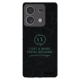 Átlátszó szilikon tok az alábbi mobiltelefonokra Xiaomi Redmi Note 13 4G - LEFT A MARK