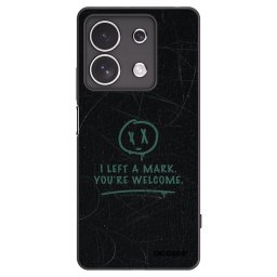 Fekete szilikon tok az alábbi mobiltelefonokra Xiaomi Redmi Note 13 4G - LEFT A MARK