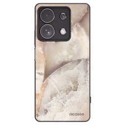 Fekete szilikon tok az alábbi mobiltelefonokra Xiaomi Redmi Note 13 Pro 4G - Cream marble