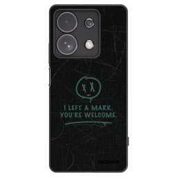 Fekete szilikon tok az alábbi mobiltelefonokra Xiaomi Redmi Note 13 Pro 4G - LEFT A MARK