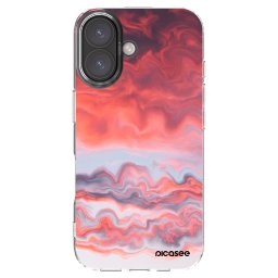 Átlátszó szilikon tok az alábbi mobiltelefonokra Apple iPhone 16 - Sunset