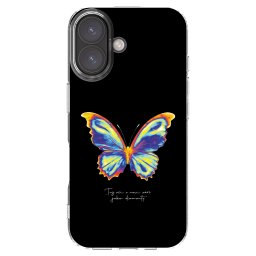 Átlátszó szilikon tok az alábbi mobiltelefonokra Apple iPhone 16 - Diamanty Black