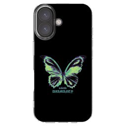 Átlátszó szilikon tok az alábbi mobiltelefonokra Apple iPhone 16 - Diamanty Blue