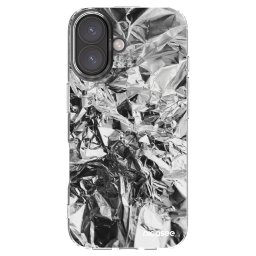 Átlátszó szilikon tok az alábbi mobiltelefonokra Apple iPhone 16 - Chrome