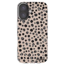 Átlátszó szilikon tok az alábbi mobiltelefonokra Apple iPhone 16 - Dots
