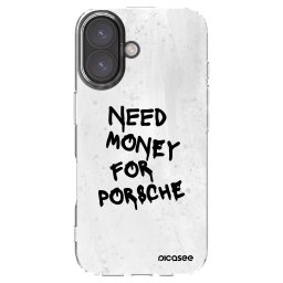 Átlátszó szilikon tok az alábbi mobiltelefonokra Apple iPhone 16 - White Dollar
