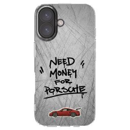 Átlátszó szilikon tok az alábbi mobiltelefonokra Apple iPhone 16 - Grey Drift