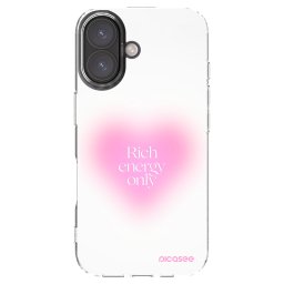 Átlátszó szilikon tok az alábbi mobiltelefonokra Apple iPhone 16 - Rich Energy