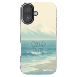 Átlátszó szilikon tok az alábbi mobiltelefonokra Apple iPhone 16 - COLD AIR